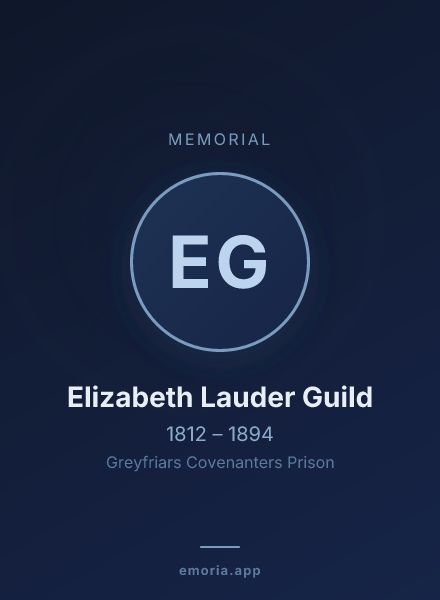 Memorial portrait of Elizabeth Lauder Guild