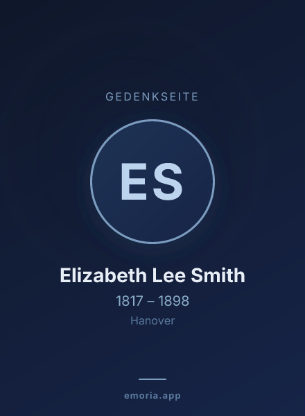 Gedenkportrait von Elizabeth Lee Smith