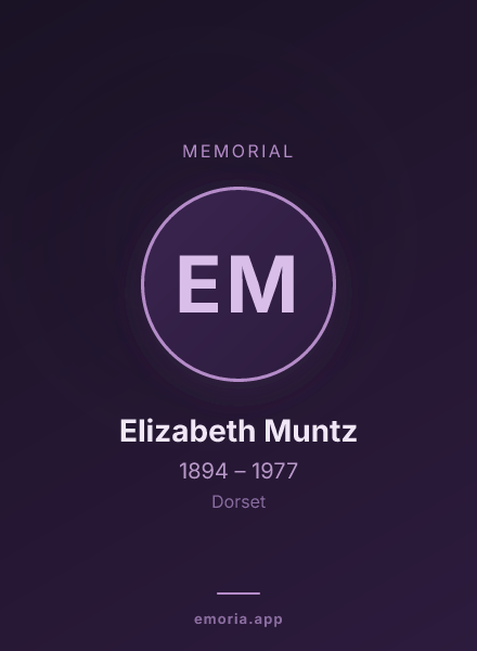 Memorial portrait of Elizabeth Muntz
