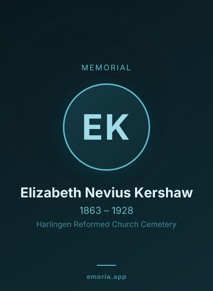 Memorial portrait of Elizabeth Nevius Kershaw