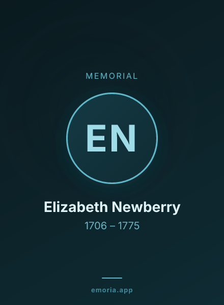 Memorial portrait of Elizabeth Newberry