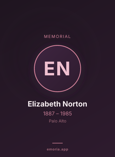 Memorial portrait of Elizabeth Norton