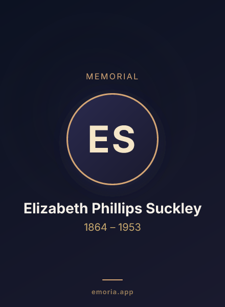 Memorial portrait of Elizabeth Phillips Suckley