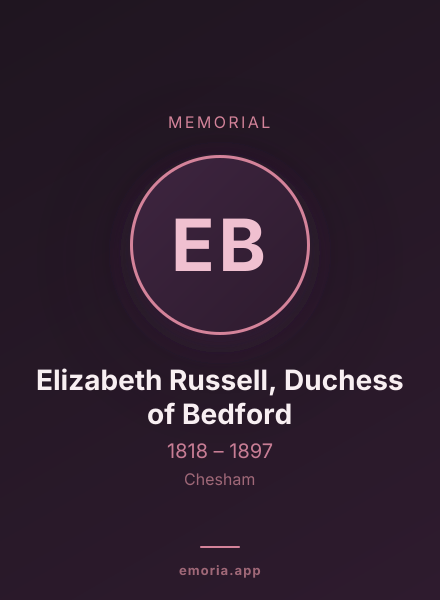 Memorial portrait of Elizabeth Russell, Duchess of Bedford