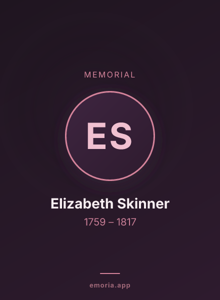 Memorial portrait of Elizabeth Skinner