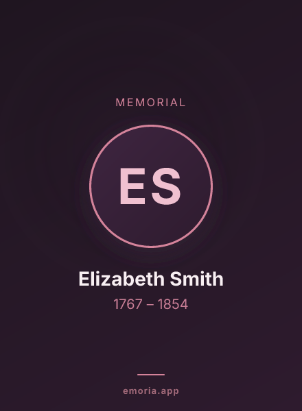 Memorial portrait of Elizabeth Smith