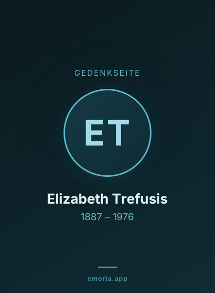 Gedenkportrait von Elizabeth Trefusis