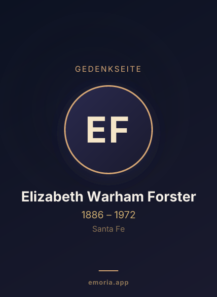 Gedenkportrait von Elizabeth Warham Forster
