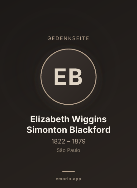 Gedenkportrait von Elizabeth Wiggins Simonton Blackford