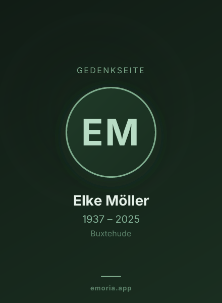 Gedenkportrait von Elke Möller