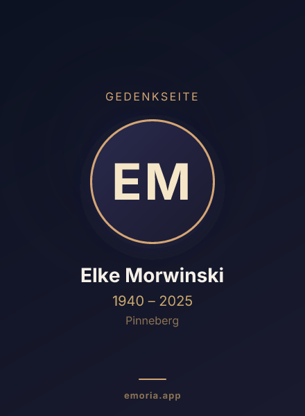 Gedenkportrait von Elke Morwinski