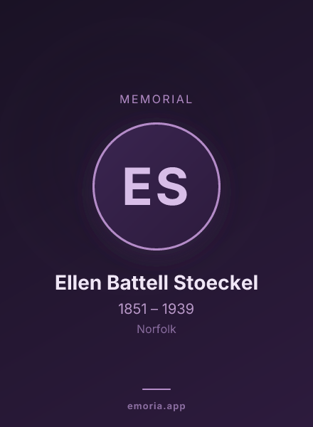 Memorial portrait of Ellen Battell Stoeckel