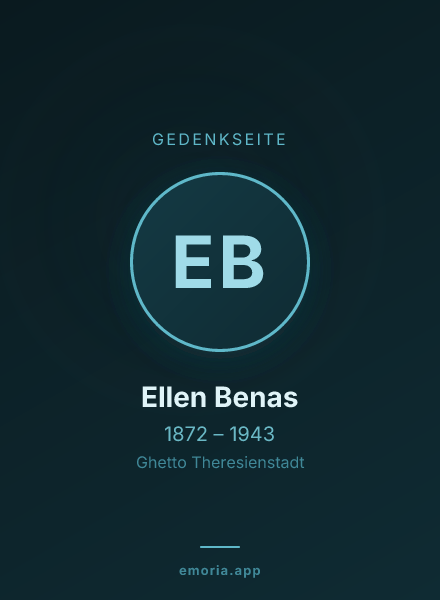 Gedenkportrait von Ellen Benas