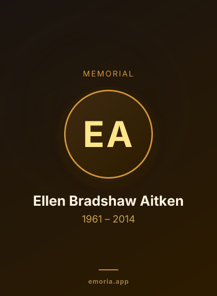 Memorial portrait of Ellen Bradshaw Aitken