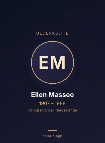 Gedenkportrait von Ellen Massee