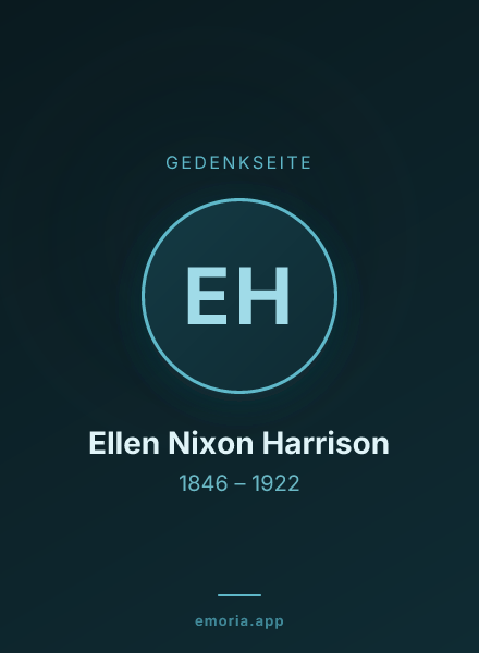 Gedenkportrait von Ellen Nixon Harrison