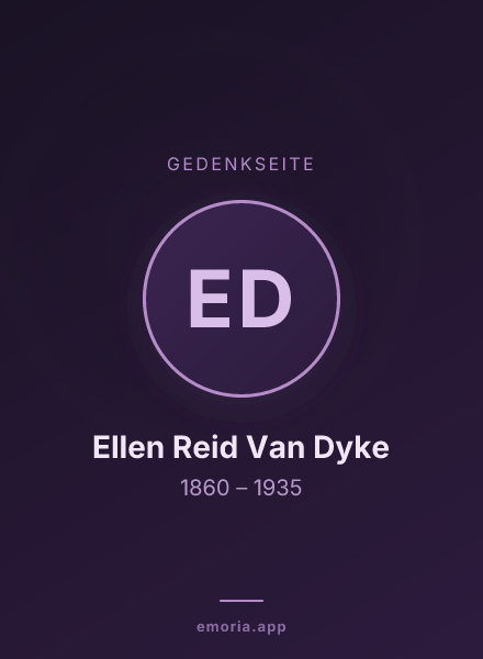 Gedenkportrait von Ellen Reid Van Dyke