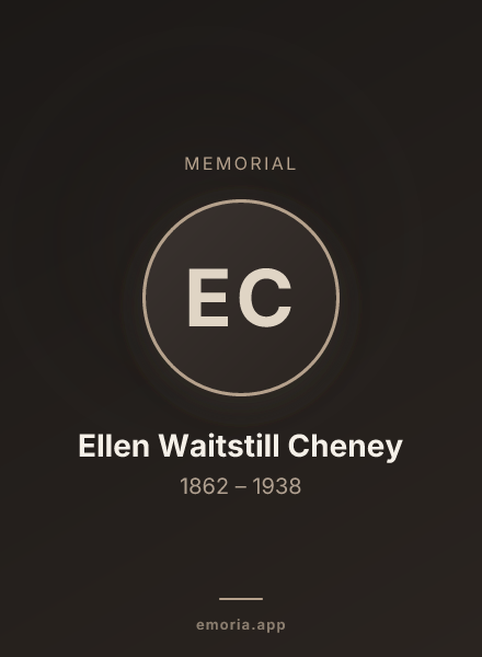 Memorial portrait of Ellen Waitstill Cheney