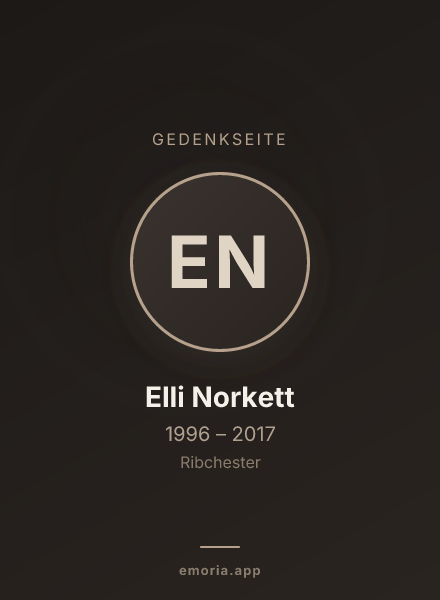 Gedenkportrait von Elli Norkett