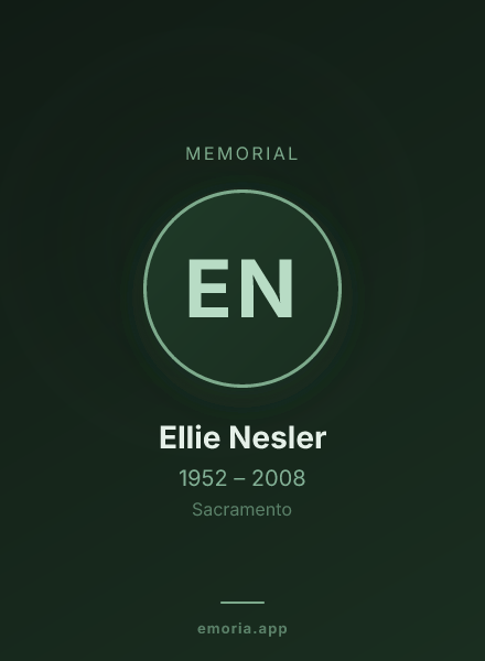 Memorial portrait of Ellie Nesler