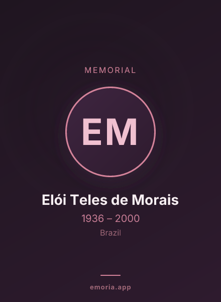 Memorial portrait of Elói Teles de Morais