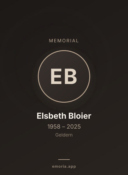 Memorial portrait of Elsbeth Bloier