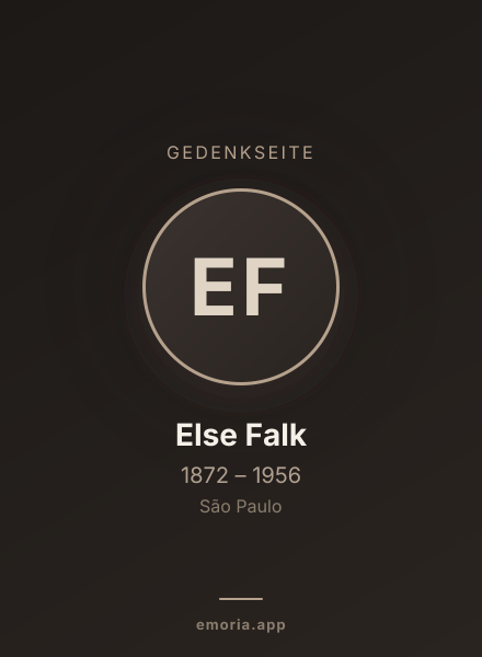 Gedenkportrait von Else Falk