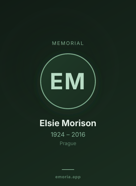 Memorial portrait of Elsie Morison