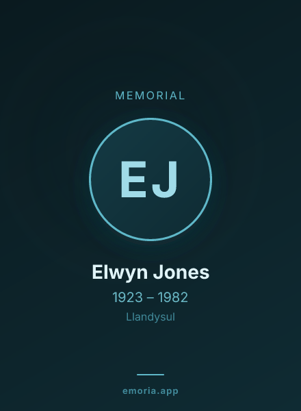 Memorial portrait of Elwyn Jones
