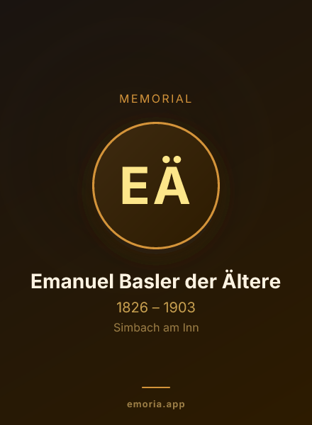 Memorial portrait of Emanuel Basler der Ältere