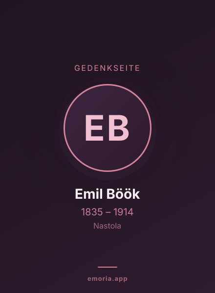 Gedenkportrait von Emil Böök