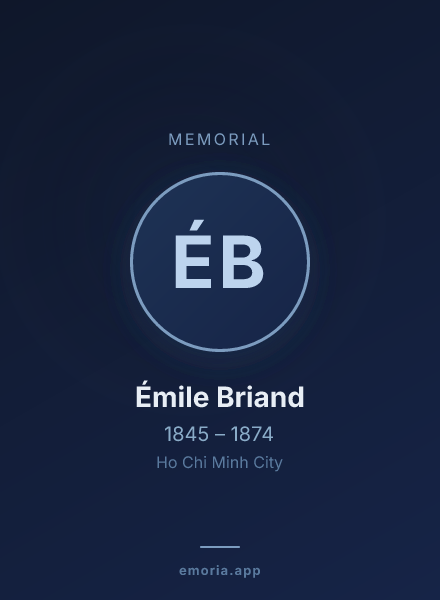 Memorial portrait of Émile Briand