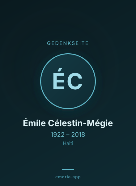 Gedenkportrait von Émile Célestin-Mégie