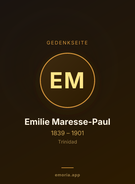 Gedenkportrait von Emilie Maresse-Paul