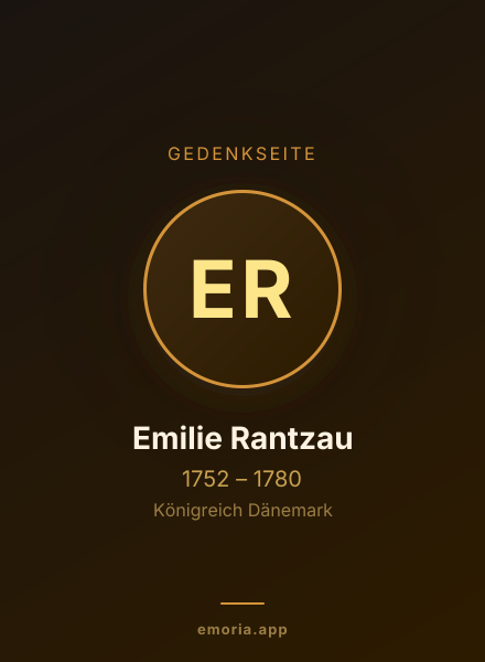 Gedenkportrait von Emilie Rantzau