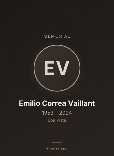 Memorial portrait of Emilio Correa Vaillant