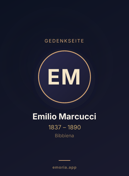 Gedenkportrait von Emilio Marcucci
