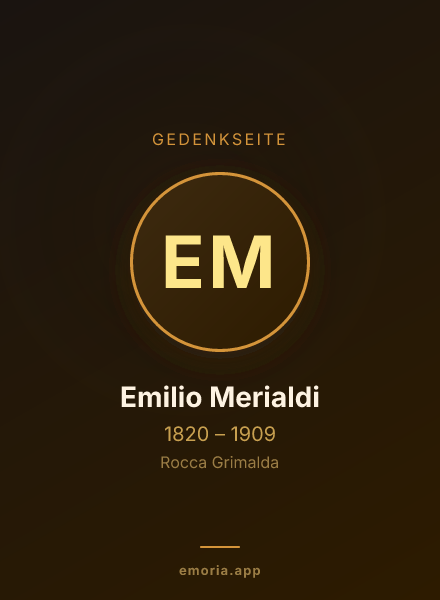 Gedenkportrait von Emilio Merialdi