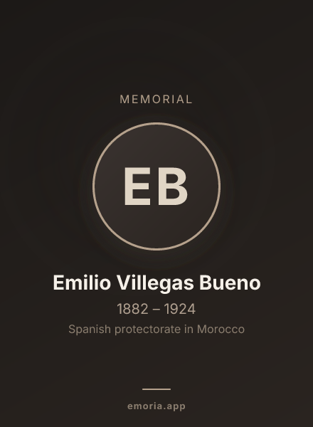 Memorial portrait of Emilio Villegas Bueno