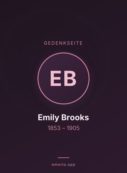 Gedenkportrait von Emily Brooks