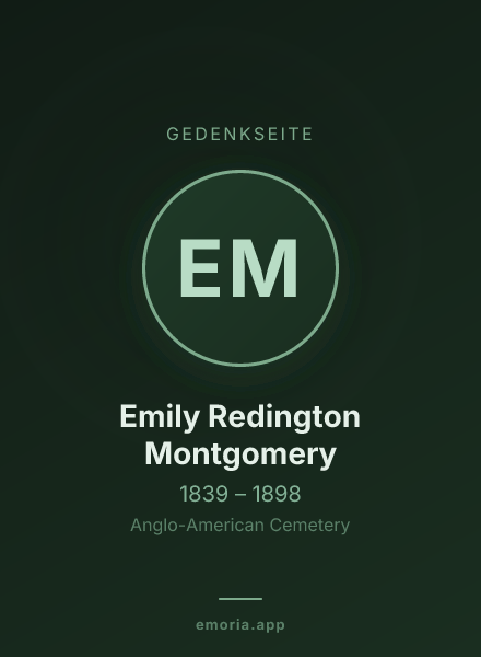 Gedenkportrait von Emily Redington Montgomery