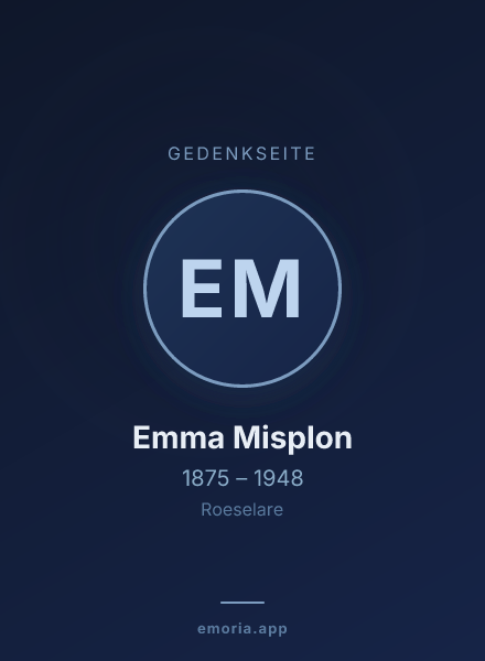 Gedenkportrait von Emma Misplon