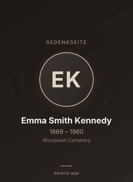 Gedenkportrait von Emma Smith Kennedy