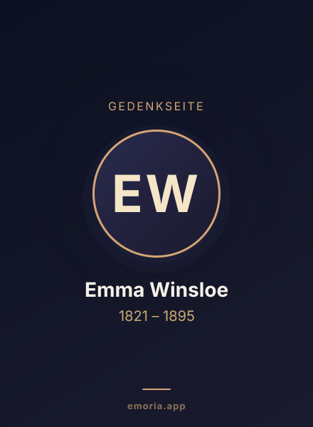 Gedenkportrait von Emma Winsloe