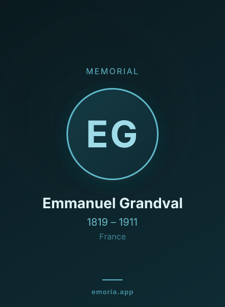Memorial portrait of Emmanuel Grandval