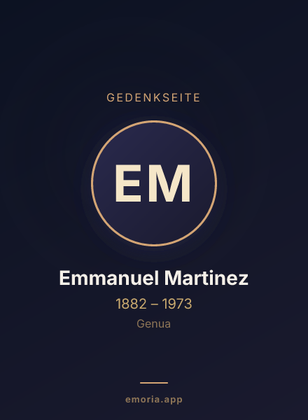 Gedenkportrait von Emmanuel Martinez