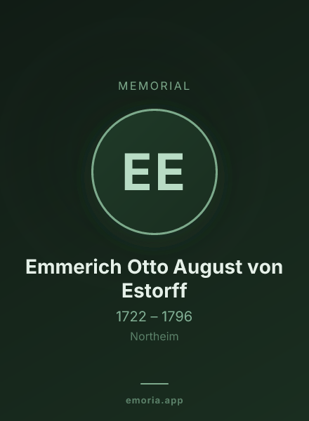Memorial portrait of Emmerich Otto August von Estorff