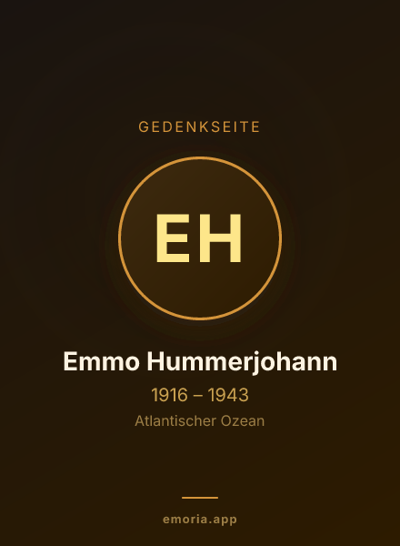 Gedenkportrait von Emmo Hummerjohann