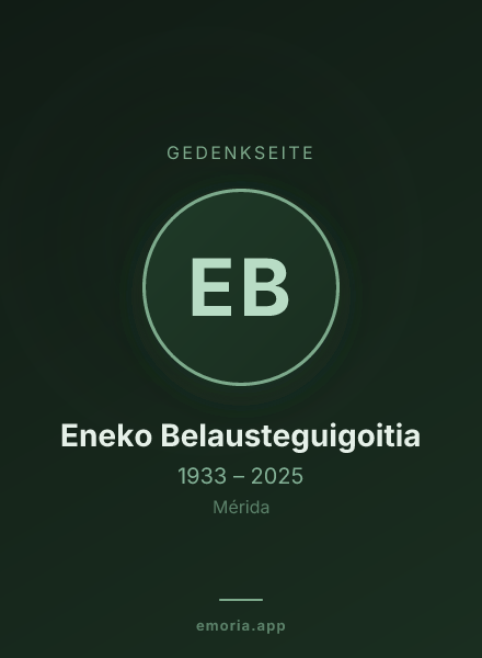 Gedenkportrait von Eneko Belausteguigoitia