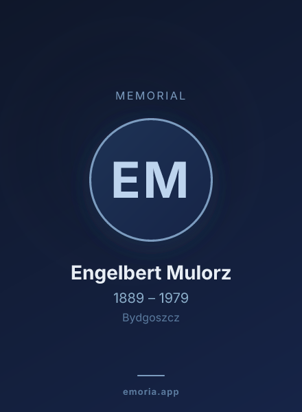 Memorial portrait of Engelbert Mulorz